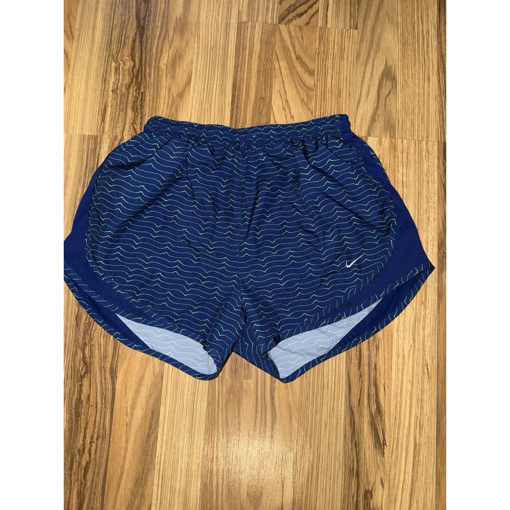 Nike Women's Sz M Medium Blue‎ Green Running Shorts